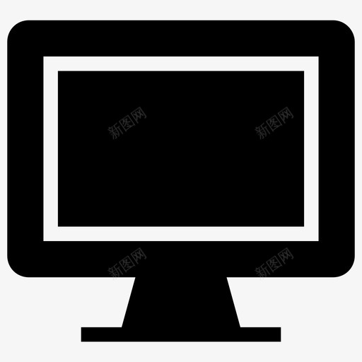 显示器计算机cpu图标svg_新图网 https://ixintu.com cpu iosweb用户界面 显示器 监视器 计算机 设备