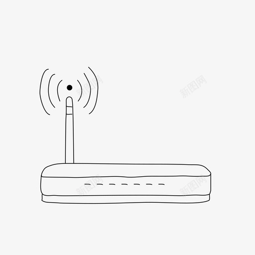 无线路由器免费wifiwifi信号图标svg_新图网 https://ixintu.com wifi信号 免费wifi 无线路由器 设备