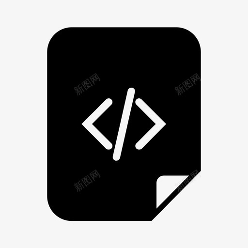 代码文件编码html图标svg_新图网 https://ixintu.com html web 代码文件 编码
