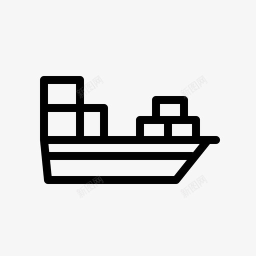 运输货物物流图标svg_新图网 https://ixintu.com 物流 货物 运输