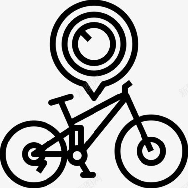 免费自行车内胎骑自行车者缺陷图标图标
