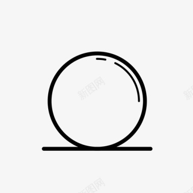 圆形状球体图标图标