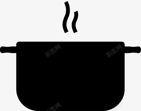 锅厨房汤图标图标