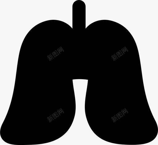肺健康医疗图标svg_新图网 https://ixintu.com smashicons医疗mdsolid 健康 医疗 肺