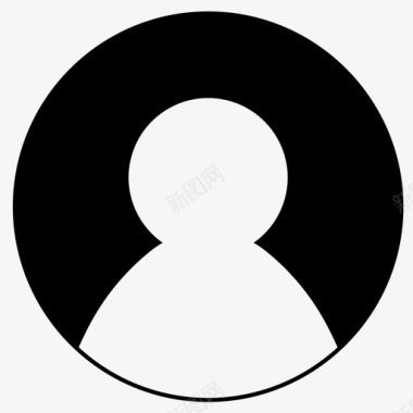 头像人个人信息图标图标