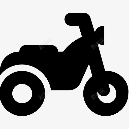 自行车摩托车运动自行车图标svg_新图网 https://ixintu.com 交通工具 摩托车 网页和用户界面图标 自行车 运动自行车