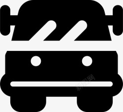 运输公司汽车交通工具史密克运输公司固体图标高清图片