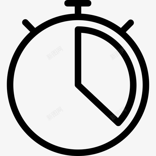 秒表计时器倒计时图标svg_新图网 https://ixintu.com 倒计时 搜索引擎优化和营销 秒表 计时器 速度