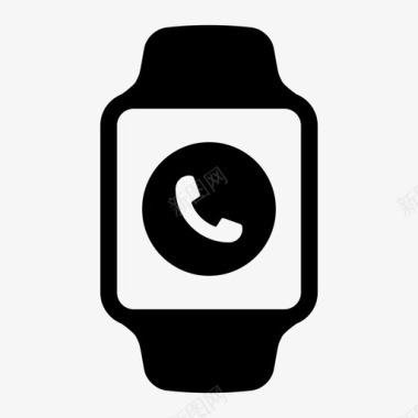 电话通知苹果手表电话图标图标