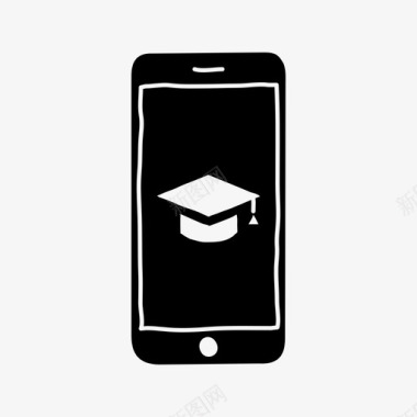 iphone教育大学设备图标图标