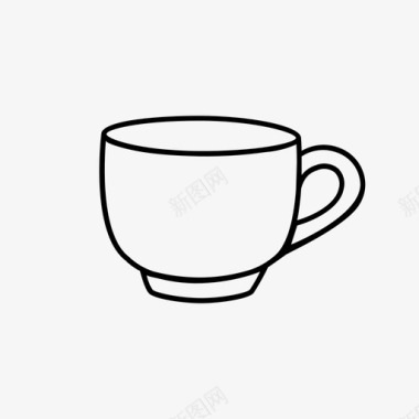 杯子咖啡杯图标图标