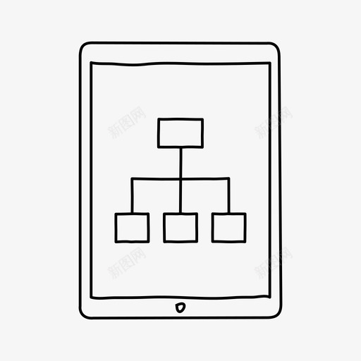 ipad站点地图图表设备图标svg_新图网 https://ixintu.com ipad站点地图 图表 屏幕 设备