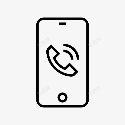 电话苹果联系人图标svg_新图网 https://ixintu.com iphone 电话 联系人 苹果 通话