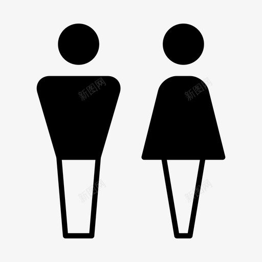卫生间标志男卫生间卫生间图标svg_新图网 https://ixintu.com 卫生间 卫生间标志 女卫生间 实心 男卫生间