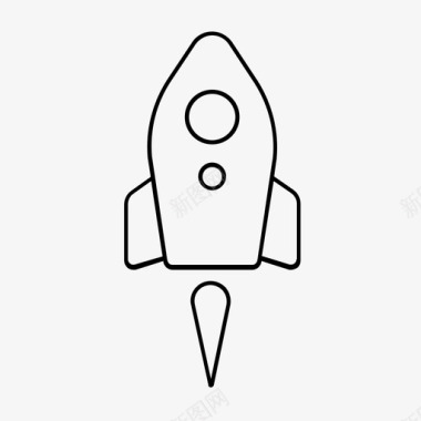 火箭发射火箭导弹宇宙飞船图标图标