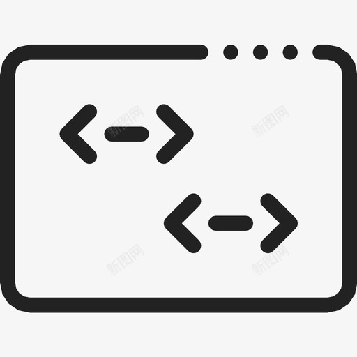 窗口编码html图标svg_新图网 https://ixintu.com html 屏幕 窗口 编码 编程