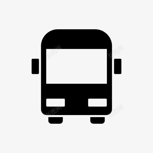 公共汽车旅游交通图标svg_新图网 https://ixintu.com 交通 公共汽车 旅游