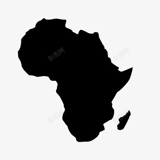 非洲大陆丛林图标svg_新图网 https://ixintu.com 世界环球 丛林 南部 地图 大陆 非洲