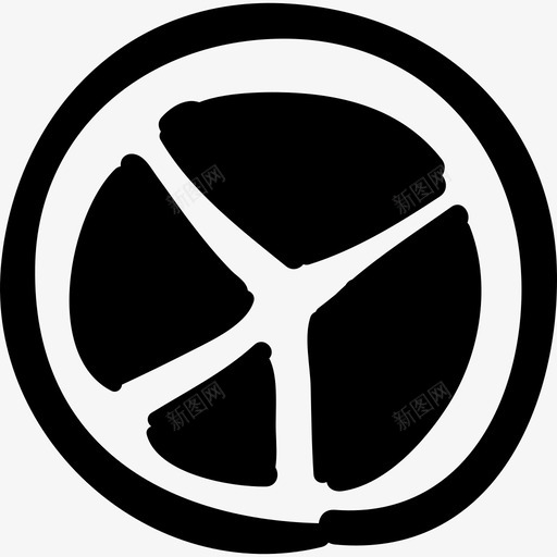 和平符号圈教育手绘教育图标svg_新图网 https://ixintu.com 和平符号圈 手绘教育 教育