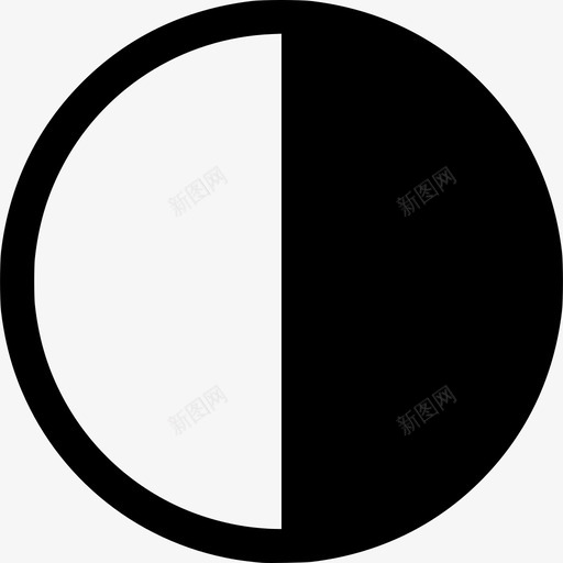 对比度调整圆形图标svg_新图网 https://ixintu.com 圆形 对比度 对比度圆 曝光 调整 阴影