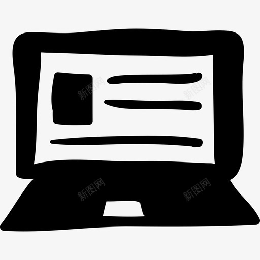 手提电脑手绘工具电脑手绘教育图标svg_新图网 https://ixintu.com 手提电脑手绘工具 手绘教育 电脑