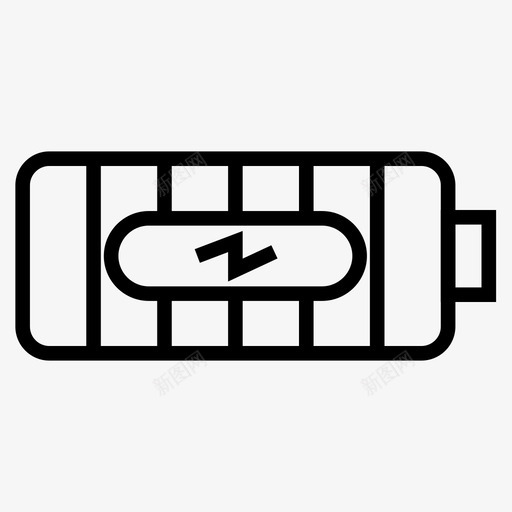 电池充电电力图标svg_新图网 https://ixintu.com 充电 电力 电池 电池系列 电源