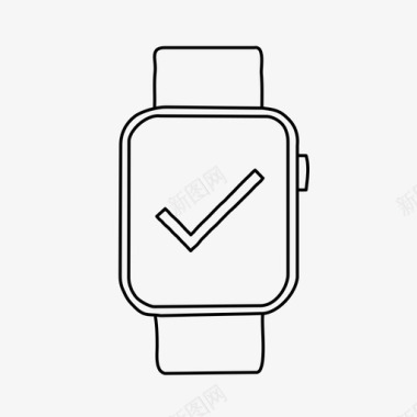 applewatch检查applewatch复选标记图标图标