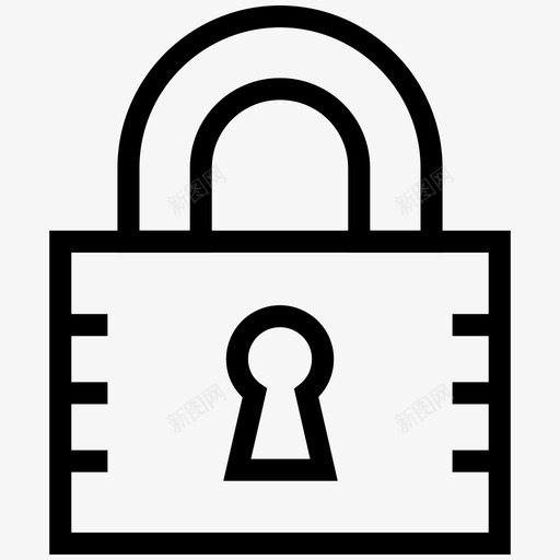 授权锁挂锁图标svg_新图网 https://ixintu.com iosweb用户界面行图标 密码 挂锁 授权 锁 隐私