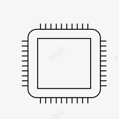 cpu组件笔记本电脑图标图标