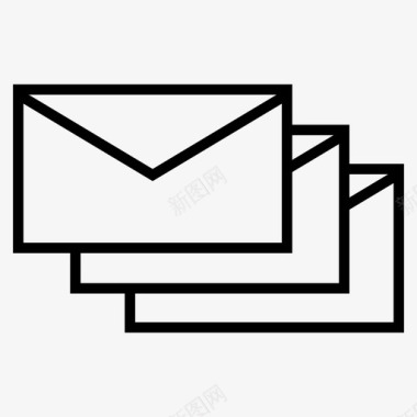 消息文档邮件图标图标