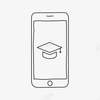 iphone教育大学设备图标图标