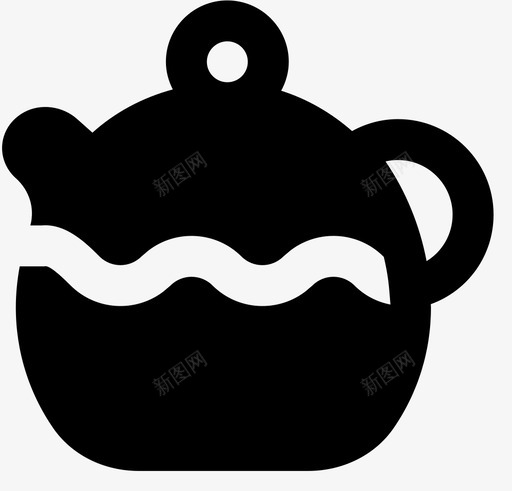 茶壶饮料注射器图标svg_新图网 https://ixintu.com 水壶 注射器 茶壶 饮料
