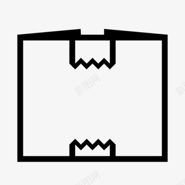 包装箱纸板箱移动箱图标图标