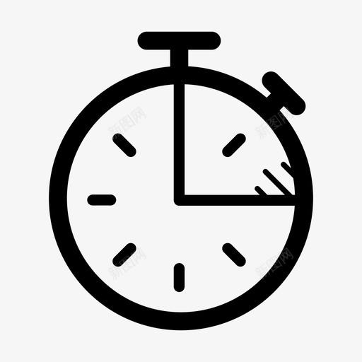 时间截止日期秒表图标svg_新图网 https://ixintu.com 截止日期 时间 生意失败 秒表 计时器
