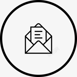 信封集合邮件信封信件图标高清图片