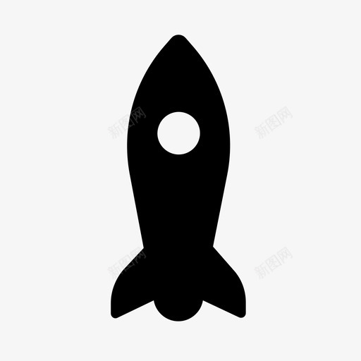 火箭发射太空图标svg_新图网 https://ixintu.com 发射 太空 宇宙飞船 火箭