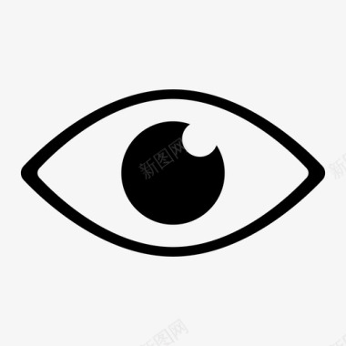 睁开眼睛看见可见图标图标