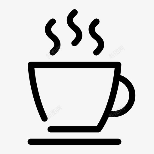 热咖啡杯子茶图标svg_新图网 https://ixintu.com 杯子 热咖啡 茶