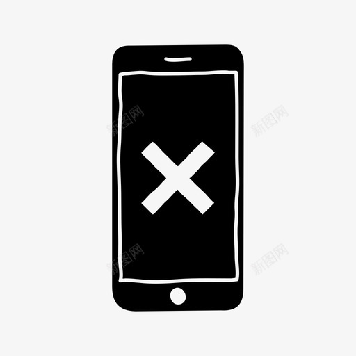 iphone取消设备受限图标svg_新图网 https://ixintu.com iphone取消 受限 屏幕 设备