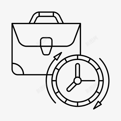 时间规划商业金融图标svg_新图网 https://ixintu.com 商业 商务2 复杂 市场营销 时间规划 金融