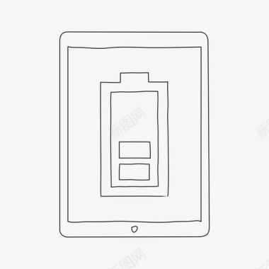 ipad电池充电设备图标图标