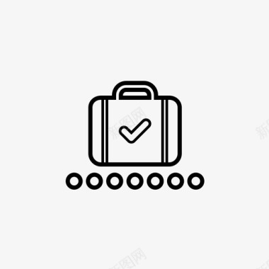 行李托运托运标记ok图标图标