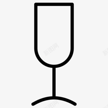 酒玻璃杯酒杯图标图标