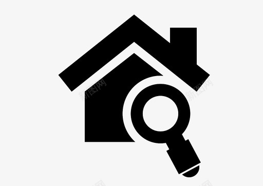 找家找房子图标svg_新图网 https://ixintu.com 找家 找房子