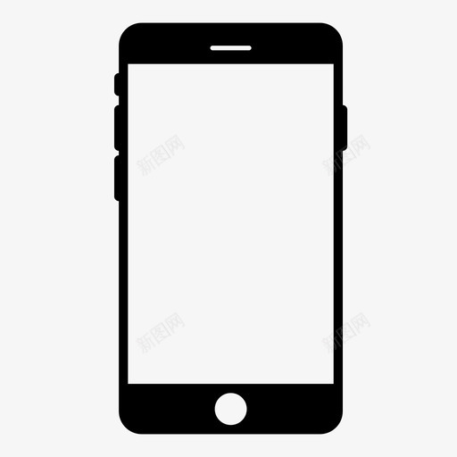 智能手机iphoneiphone6图标svg_新图网 https://ixintu.com iphone iphone6 手机 智能手机 设备