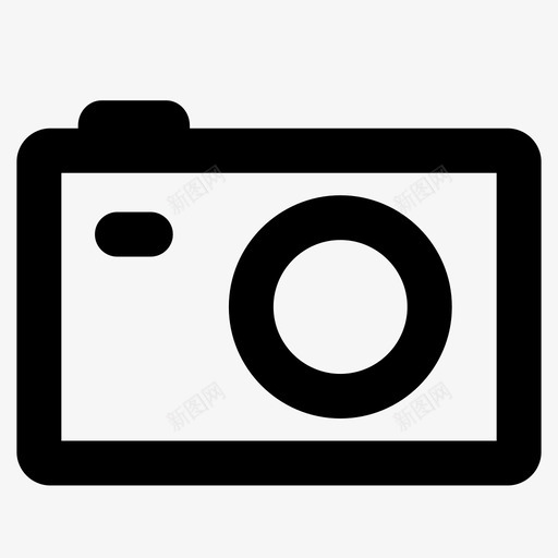 照相机摄影照片图标svg_新图网 https://ixintu.com 摄影 照片 照相机
