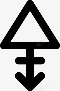 硫磺符号压碎图标符号和轮廓图标