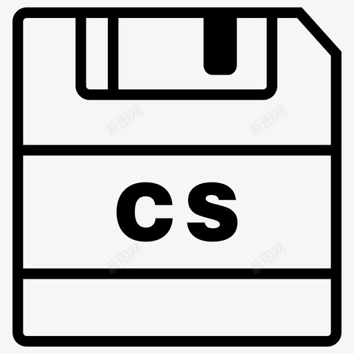 保存cs文件cs扩展名图标svg_新图网 https://ixintu.com cs扩展名 保存cs 保存图标 文件