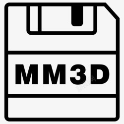 3mm保存mm3d文件保存图标高清图片
