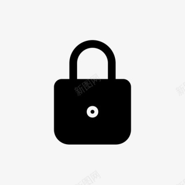 锁门锁私人图标图标
